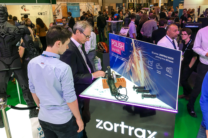 ZORTRAX TCT Birmingham 2016 3D Printed Grinder