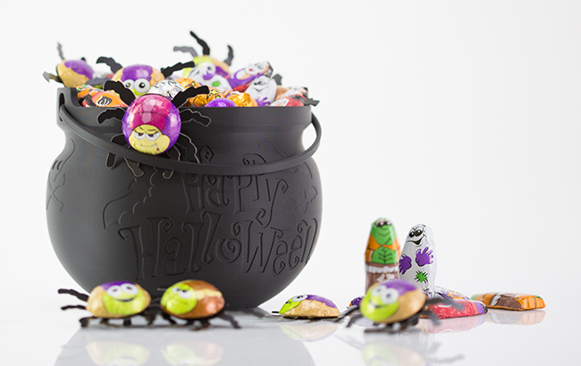 ZORTRAX 3D printed Halloween pot