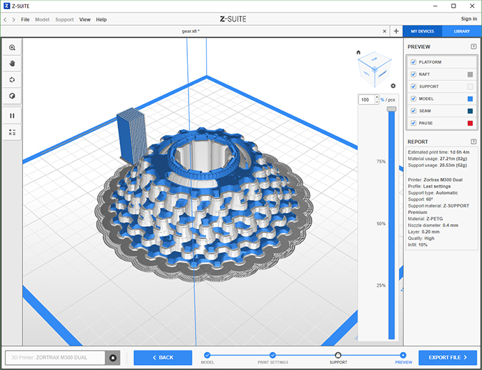 Zortrax Software - Slicing Software for 3D Printers | Zortrax
